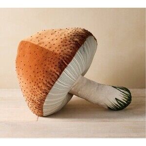 John Derian for Target - Fall Mushroom Shaped Beaded Pillow NWT